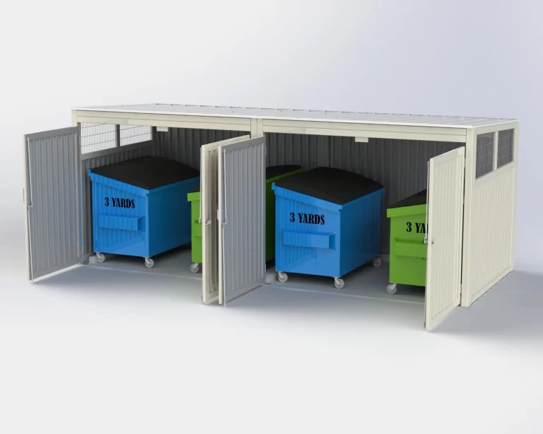 FCP’s Modular, Fully Enclosed Trash Enclosure System