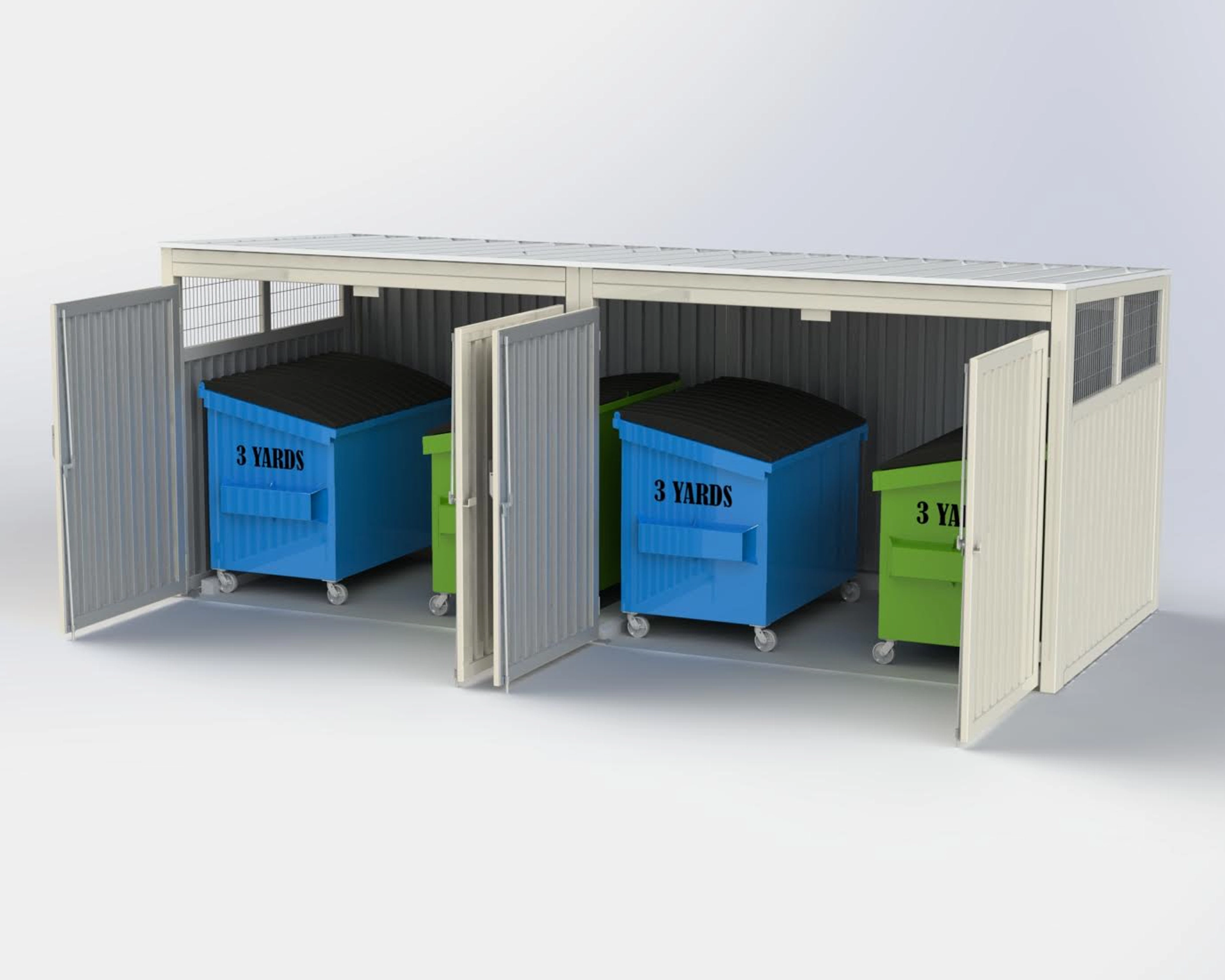 FCP Fully Enclosed Trash Enclosure System Article Image